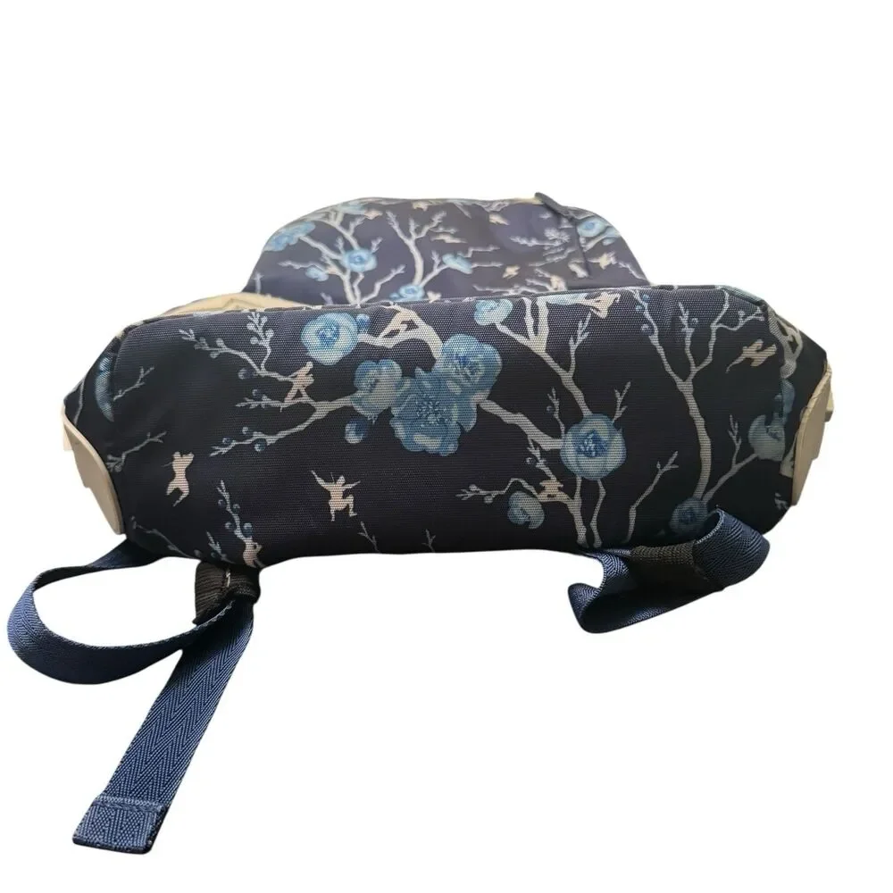 Sprayground Cherry Blossom Rubber Shark Backpack Navy Blue White Rare